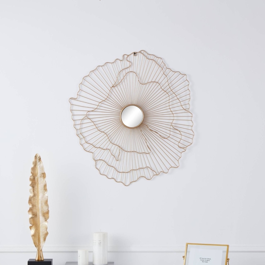 Eglo - Espejo de pared 59x65 cm dorado
