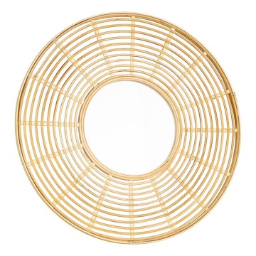 Eglo - Espejo de pared diá. 55 cm bambú