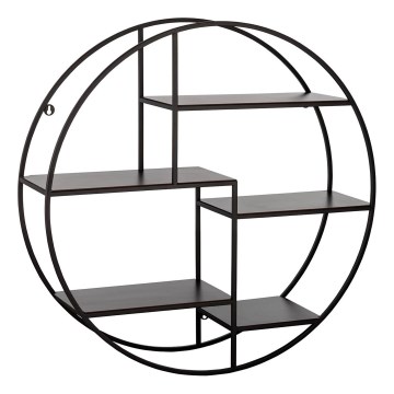 Eglo - Estantería de pared 26x90 cm negro
