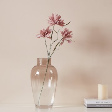 Eglo - Flor artificial 60 cm rosa