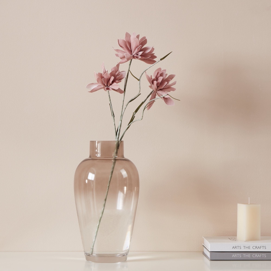 Eglo - Flor artificial 60 cm rosa