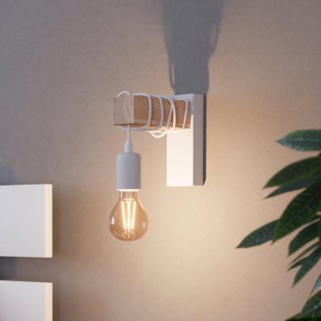 Eglo - Foco de pared TOWNSHEND 1xE27/10W/230V - FSC Certificado