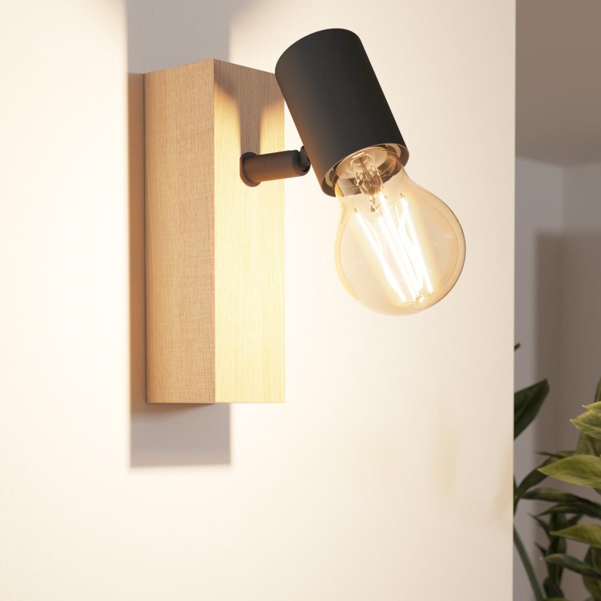 Eglo - Foco de pared TOWNSHEND 1xE27/10W/230V