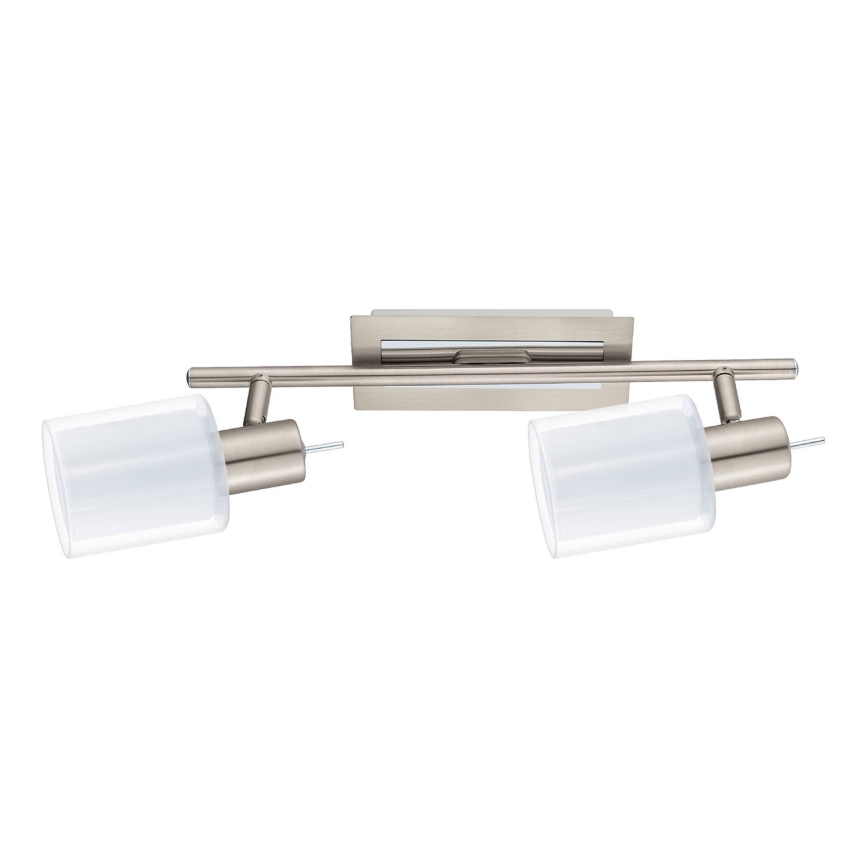 Eglo - Foco LED MY CHOICE 2xE14/4W/230V cromo mate/blanco