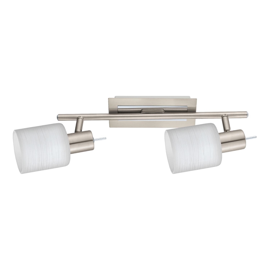 Eglo - Foco LED MY CHOICE 2xE14/4W/230V cromo mate/blanco