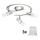 Eglo - Foco LED MY CHOICE 3xE14/4W/230V  cromo mate/color crema