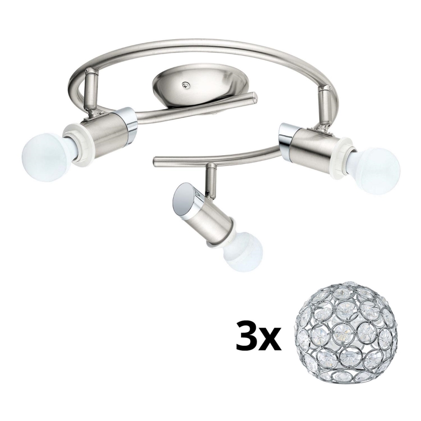 Eglo - Foco LED MY CHOICE 3xE14/4W/230V  cromo mate