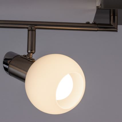 Eglo - Foco LED MY CHOICE 4xE14/4W/230V cromo mate/blanco
