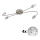 Eglo - Foco LED MY CHOICE 4xE14/4W/230V cromo mate/blanco/negro