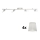 Eglo - Foco LED MY CHOICE 4xE14/4W/230V cromo mate/color crema