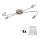 Eglo - Foco LED MY CHOICE 4xE14/4W/230V cromo mate/color crema