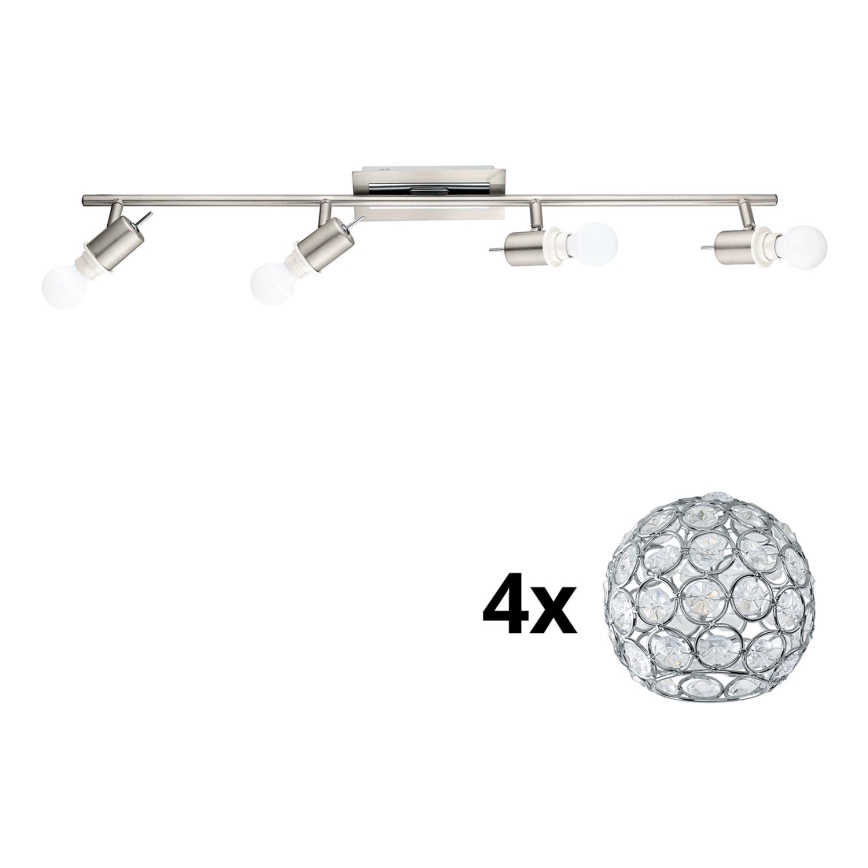 Eglo - Foco LED MY CHOICE 4xE14/4W/230V cromo mate