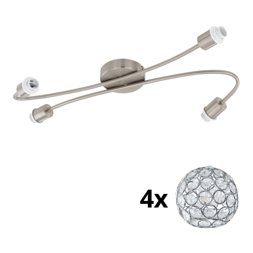 Eglo - Foco LED MY CHOICE 4xE14/4W/230V cromo mate