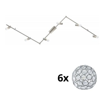 Eglo - Foco LED MY CHOICE 6xE14/4W/230V cromo mate