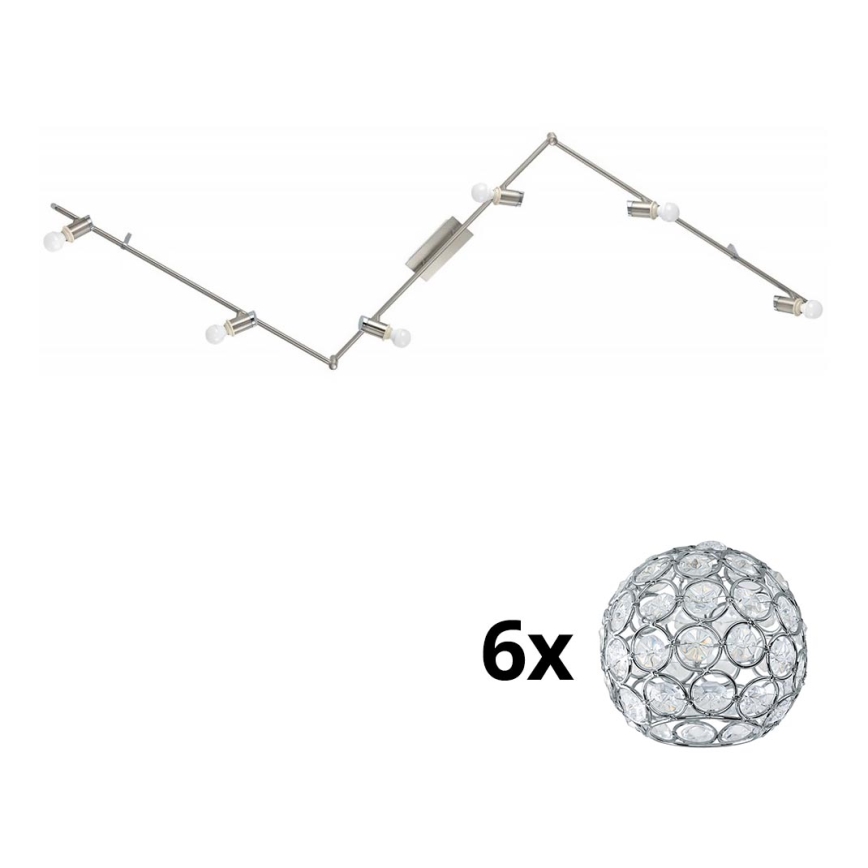 Eglo - Foco LED MY CHOICE 6xE14/4W/230V cromo mate