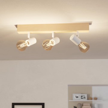 Eglo - Foco TOWNSHEND 3xE27/60W/230V - FSC Certificado