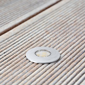 Eglo - Iluminación LED exterior empotrable en suelo TRONTO LED/1W/230V IP65