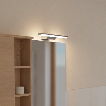 Eglo - Iluminación LED RGBW regulable para espejos de baño LED/12W/230V 2700-6500K IP44 cromo mate