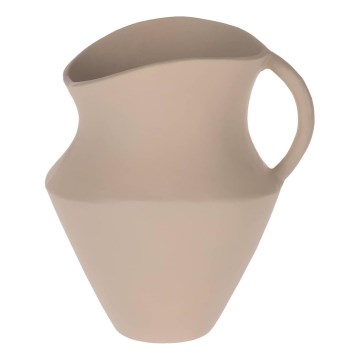 Eglo - Jarrón de metal 21,5x19,5 cm beige
