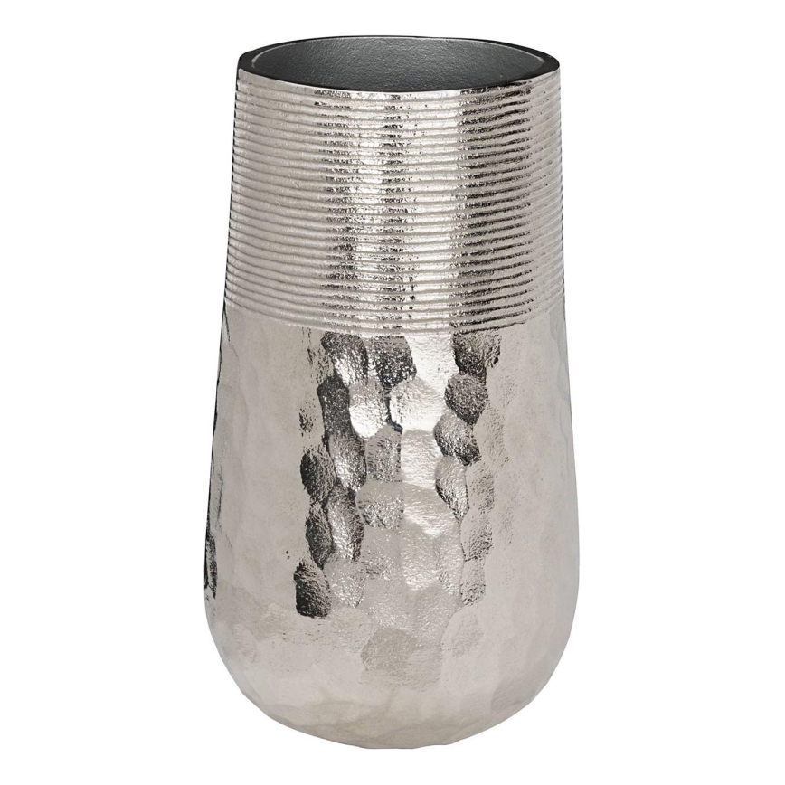 Eglo - Jarrón de metal 28x16 cm plata