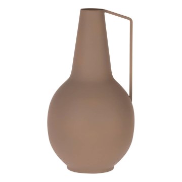 Eglo - Jarrón de metal 39x21 cm marrón