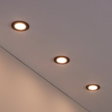 Eglo - JUEGO 3x LED Lámpara de baño regulable FUEVA-Z  LED/2,8W/230V IP44