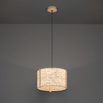 Eglo - Lámpara colgante 1xE27/25W/230V beige