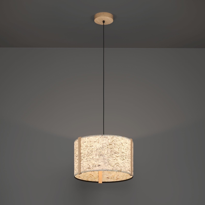 Eglo - Lámpara colgante 1xE27/25W/230V beige