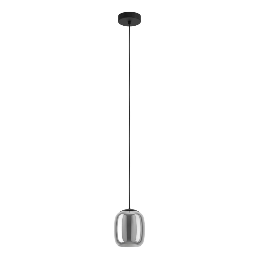 Eglo - Lámpara colgante 1xE27/28W/230V gris