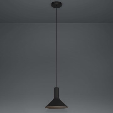 Eglo - Lámpara colgante 1xE27/28W/230V negro