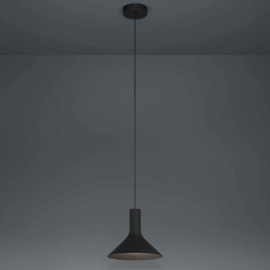Eglo - Lámpara colgante 1xE27/28W/230V negro