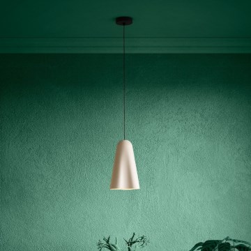 Eglo - Lámpara colgante 1xE27/40W/230V beige