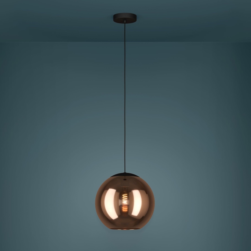 Eglo - Lámpara colgante 1xE27/40W/230V cobre