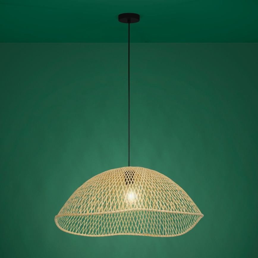 Eglo - Lámpara colgante 1xE27/40W/230V diá. 72 cm bambú