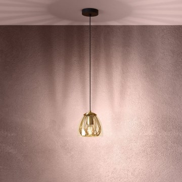 Eglo - Lámpara colgante 1xE27/40W/230V dorado