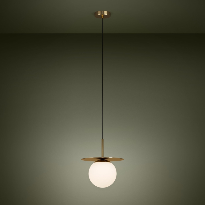 Eglo - Lámpara colgante 1xE27/40W/230V dorado