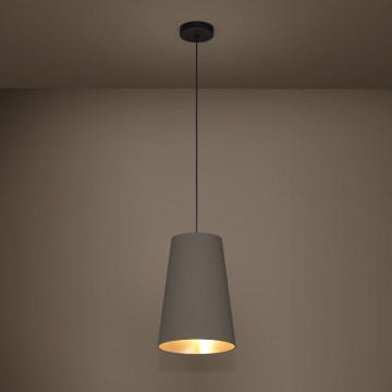 Eglo - Lámpara colgante 1xE27/40W/230V marrón