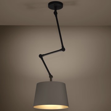 Eglo - Lámpara colgante 1xE27/40W/230V marrón