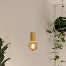 Eglo - Lámpara colgante 1xE27/40W/230V marrón