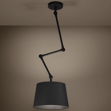 Eglo - Lámpara colgante 1xE27/40W/230V negro