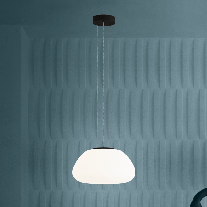 Eglo - Lámpara colgante 1xE27/40W/230V negro