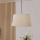 Eglo - Lámpara colgante 1xE27/60W/230V blanco