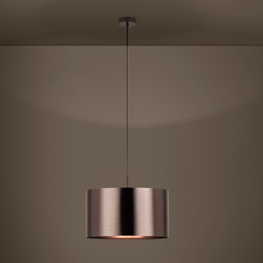 Eglo - Lámpara colgante 1xE27/60W/230V cobre