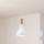 Eglo - Lámpara colgante 1xE27/60W/230V diá. 18 cm blanco