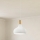 Eglo - Lámpara colgante 1xE27/60W/230V diá. 28 cm blanco - FSC Certificado