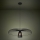 Eglo - Lámpara colgante 1xE27/60W/230V diá. 77 cm negro
