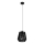 Eglo - Lámpara colgante 1xE27/60W/230V negro
