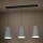 Eglo - Lámpara colgante 3xE27/40W/230V gris