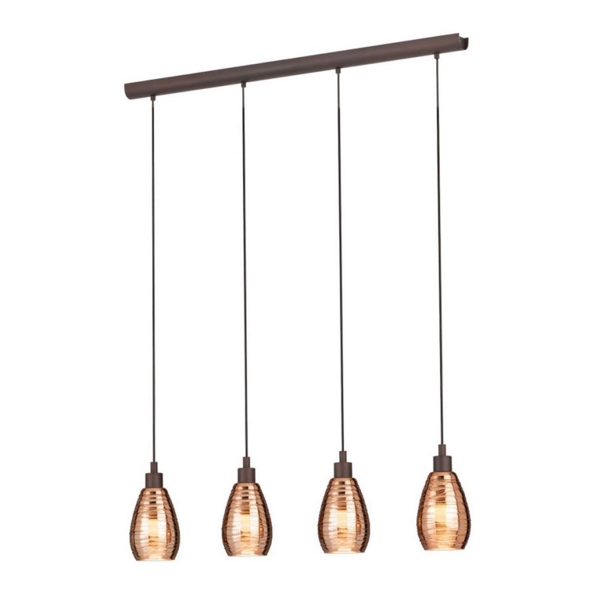 Eglo - Lámpara colgante 4xE27/60W/230V