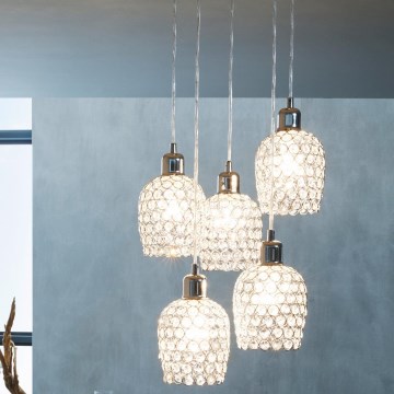 Eglo - Lámpara colgante 5xE27/60W/230V
